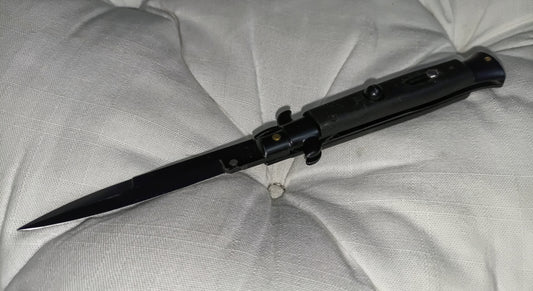 Stiletto automatico italiano - Black version baionetta 23 cm