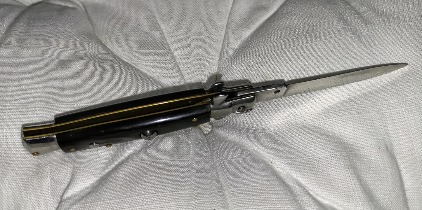 Stiletto automatico italiano - Black handle version 19,5 cm (ricondizionato)