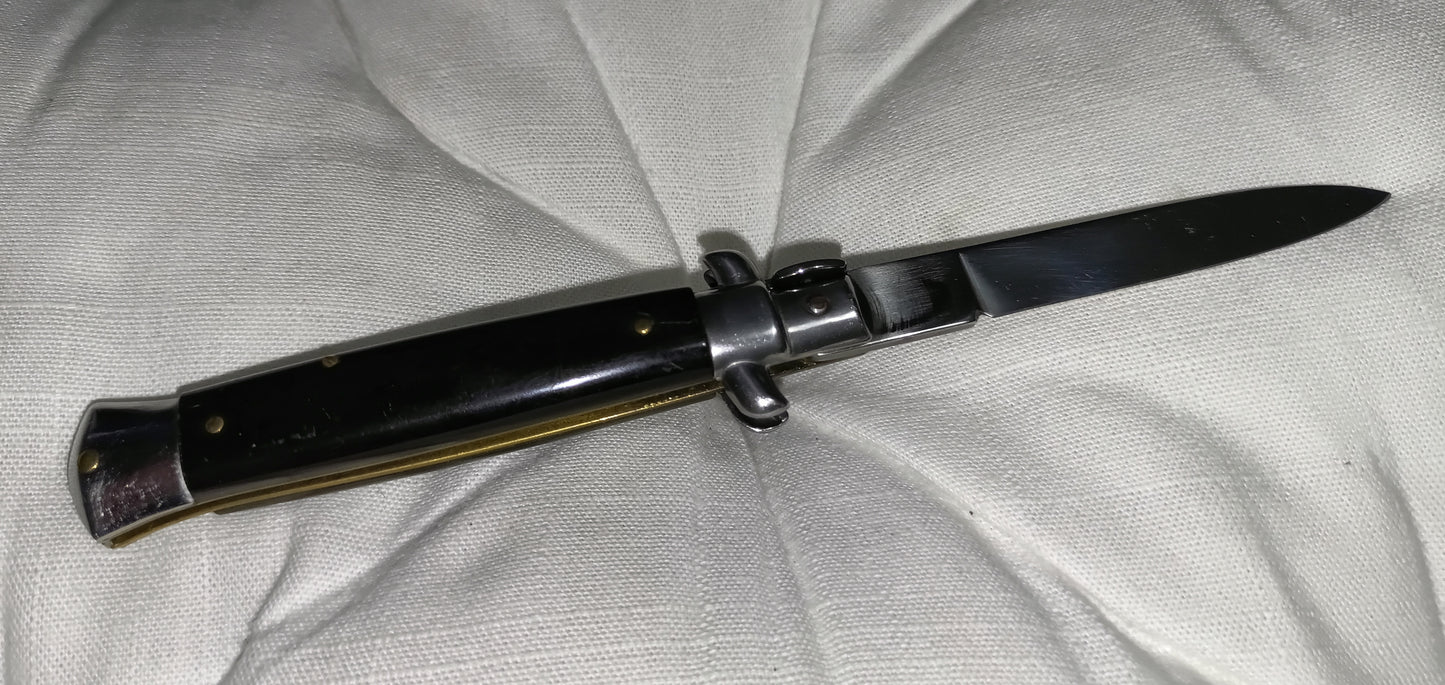 Stiletto automatico italiano - Black handle version 19,5 cm (ricondizionato)
