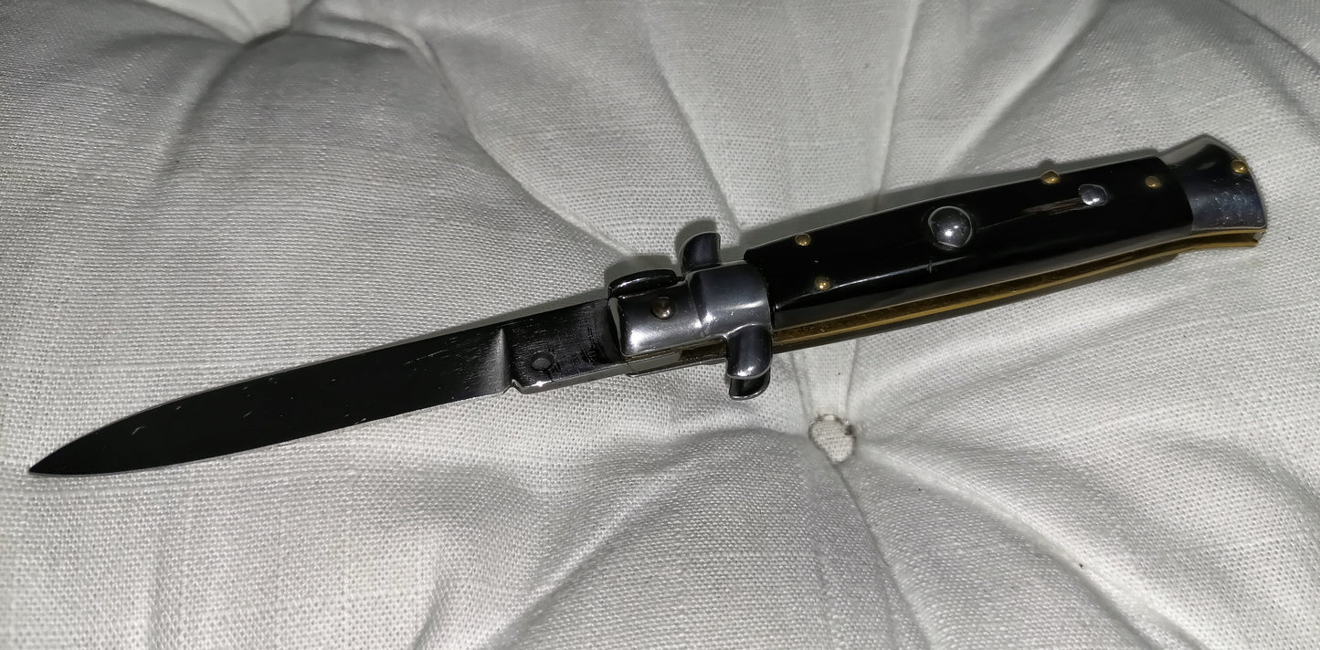 Stiletto automatico italiano - Black handle version 19,5 cm (ricondizionato)