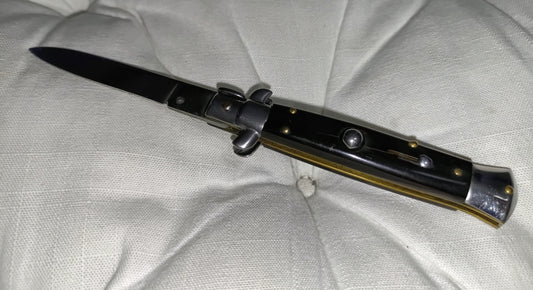 Stiletto automatico italiano - Black handle version 19,5 cm (ricondizionato)