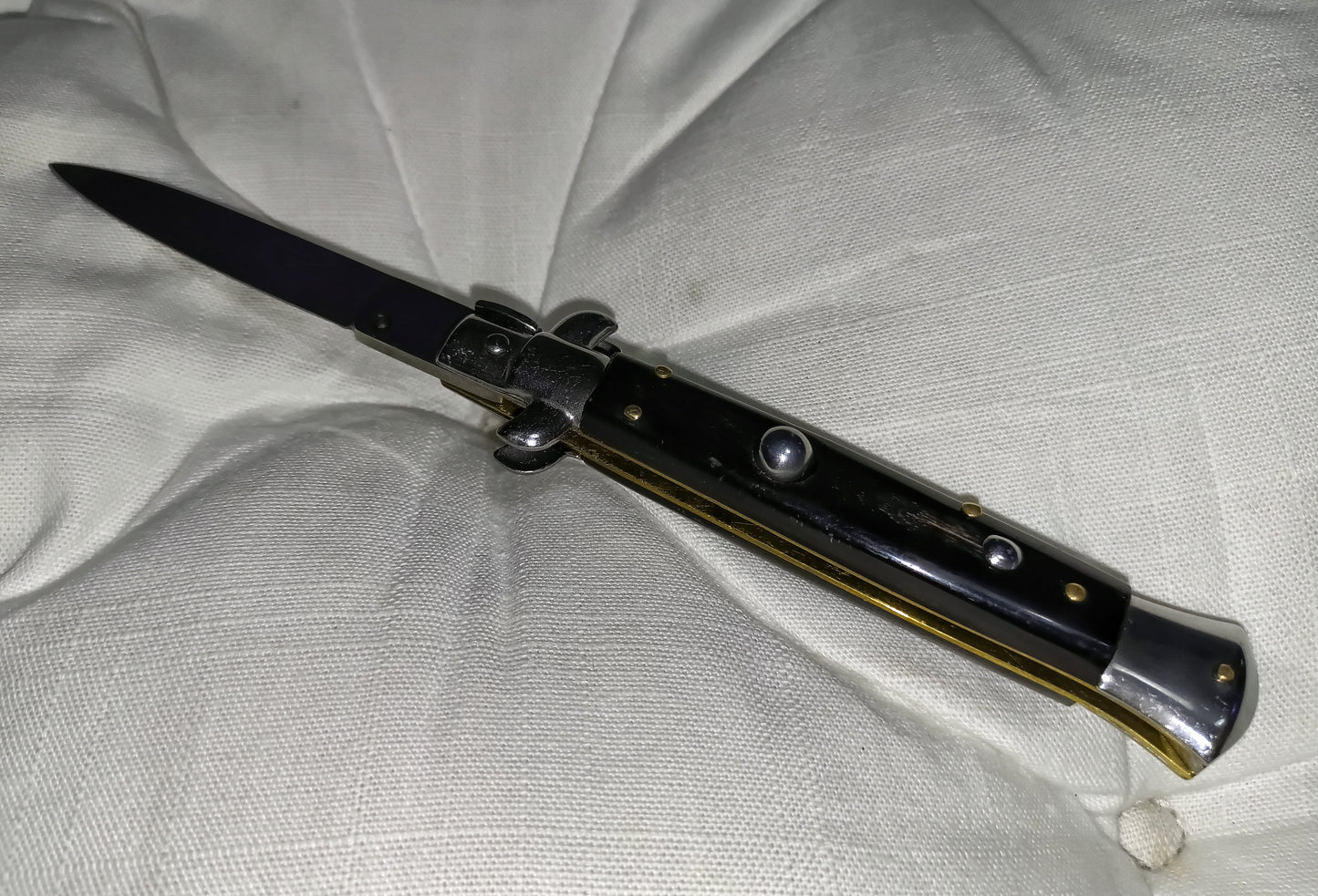 Stiletto automatico vintage italiano - Black handle version 21 cm (ricondizionato)