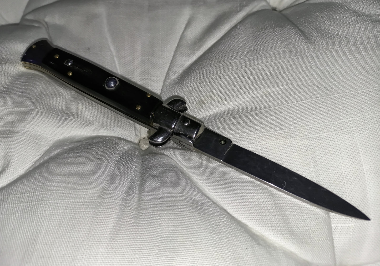 Stiletto automatico vintage italiano - Black handle version 21 cm (ricondizionato)