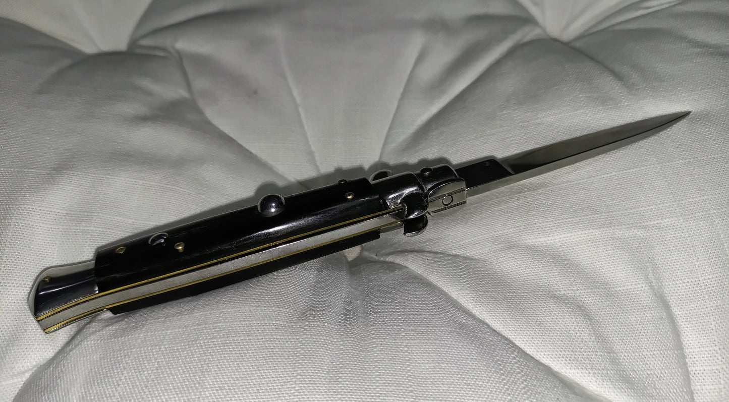 Stiletto automatico vintage italiano - Black handle version 21 cm (ricondizionato)