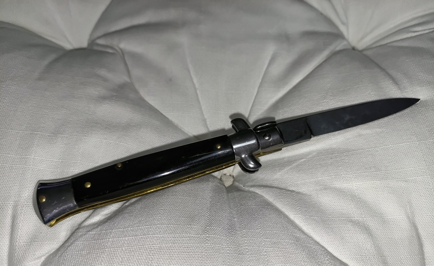 Stiletto automatico vintage italiano - Black handle version 21 cm (ricondizionato)