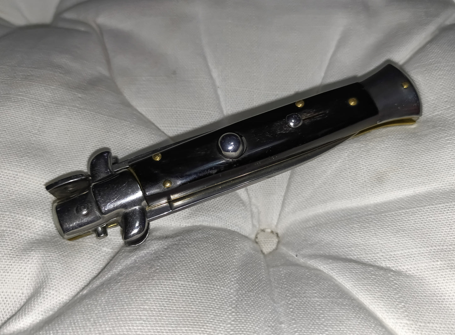 Stiletto automatico vintage italiano - Black handle version 21 cm (ricondizionato)