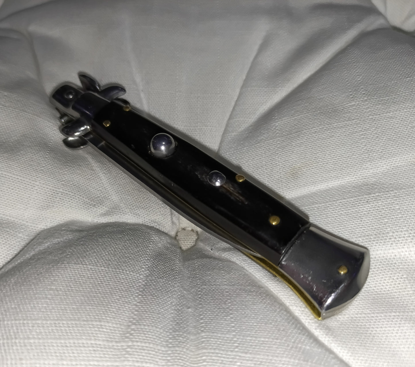 Stiletto automatico vintage italiano - Black handle version 21 cm (ricondizionato)