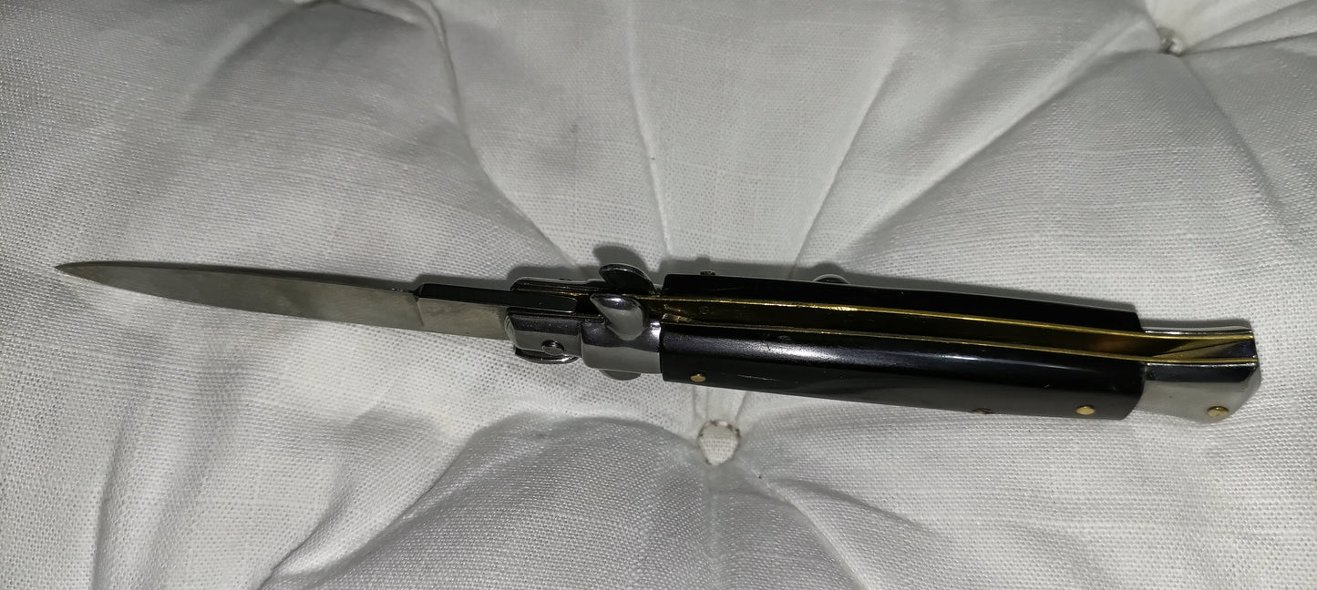 Stiletto automatico vintage italiano - Black handle version 21 cm (ricondizionato)