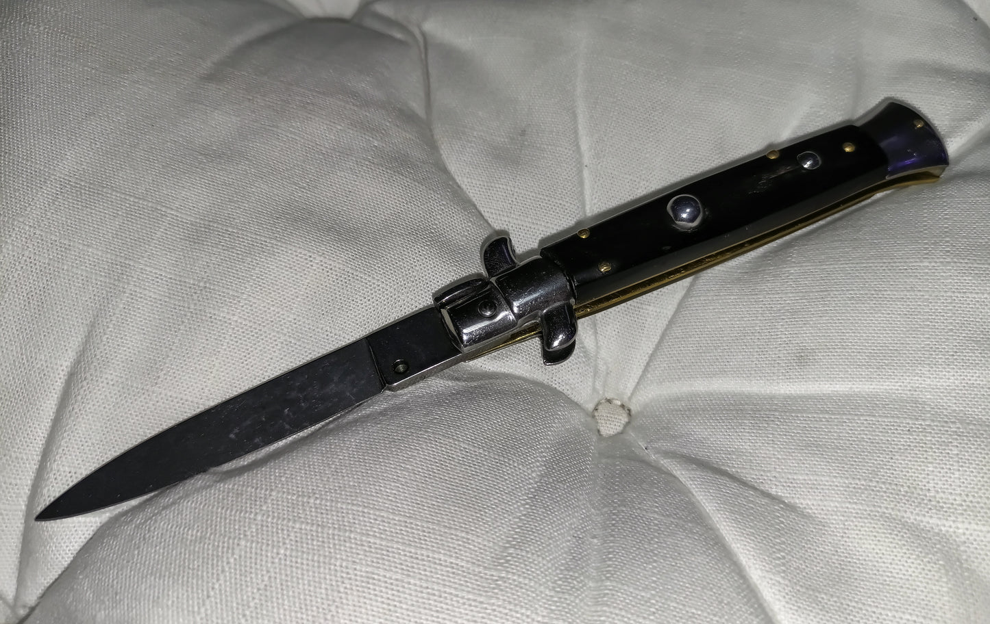 Stiletto automatico vintage italiano - Black handle version 21 cm (ricondizionato)