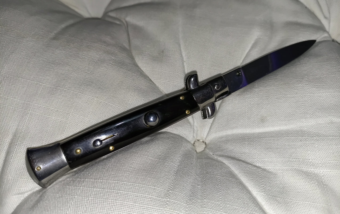 Stiletto automatico vintage italiano - Black handle version 21 cm (ricondizionato)