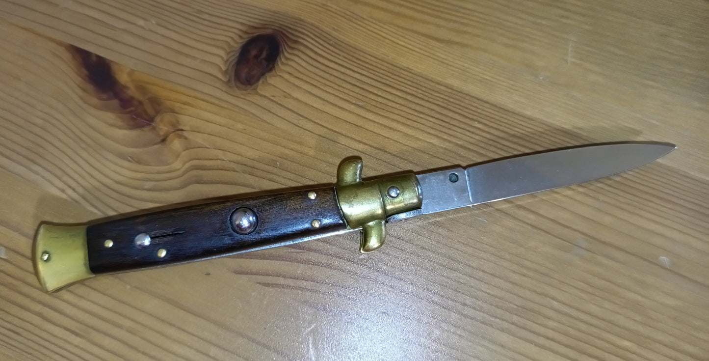Stiletto automatico italiano - vintage Wood handle version 21 cm (ricondizionato)