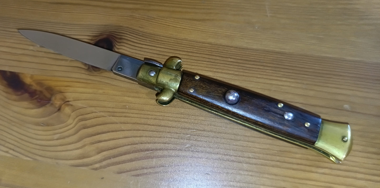 Stiletto automatico italiano - vintage Wood handle version 21 cm (ricondizionato)