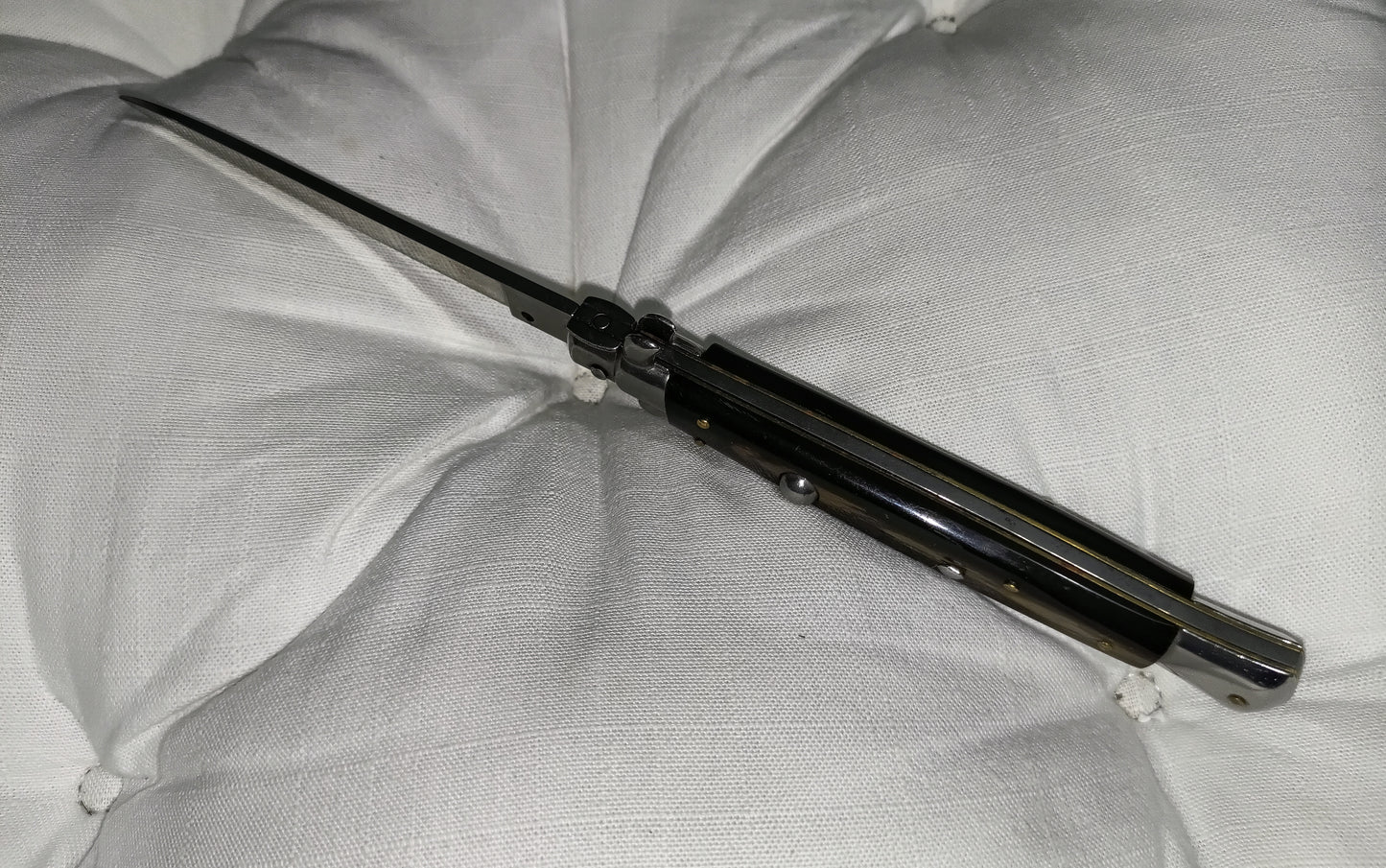 Stiletto automatico italiano - vintage Brown-Black handle version 28 cm (ricondizionato)