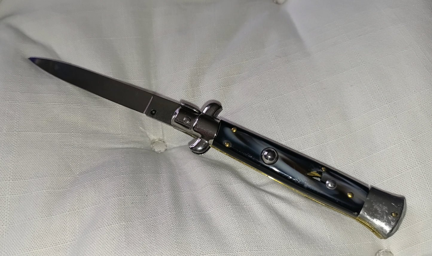 Stiletto automatico italiano - Black Grey version 23 cm (ricondizionato - prezzo ridotto)