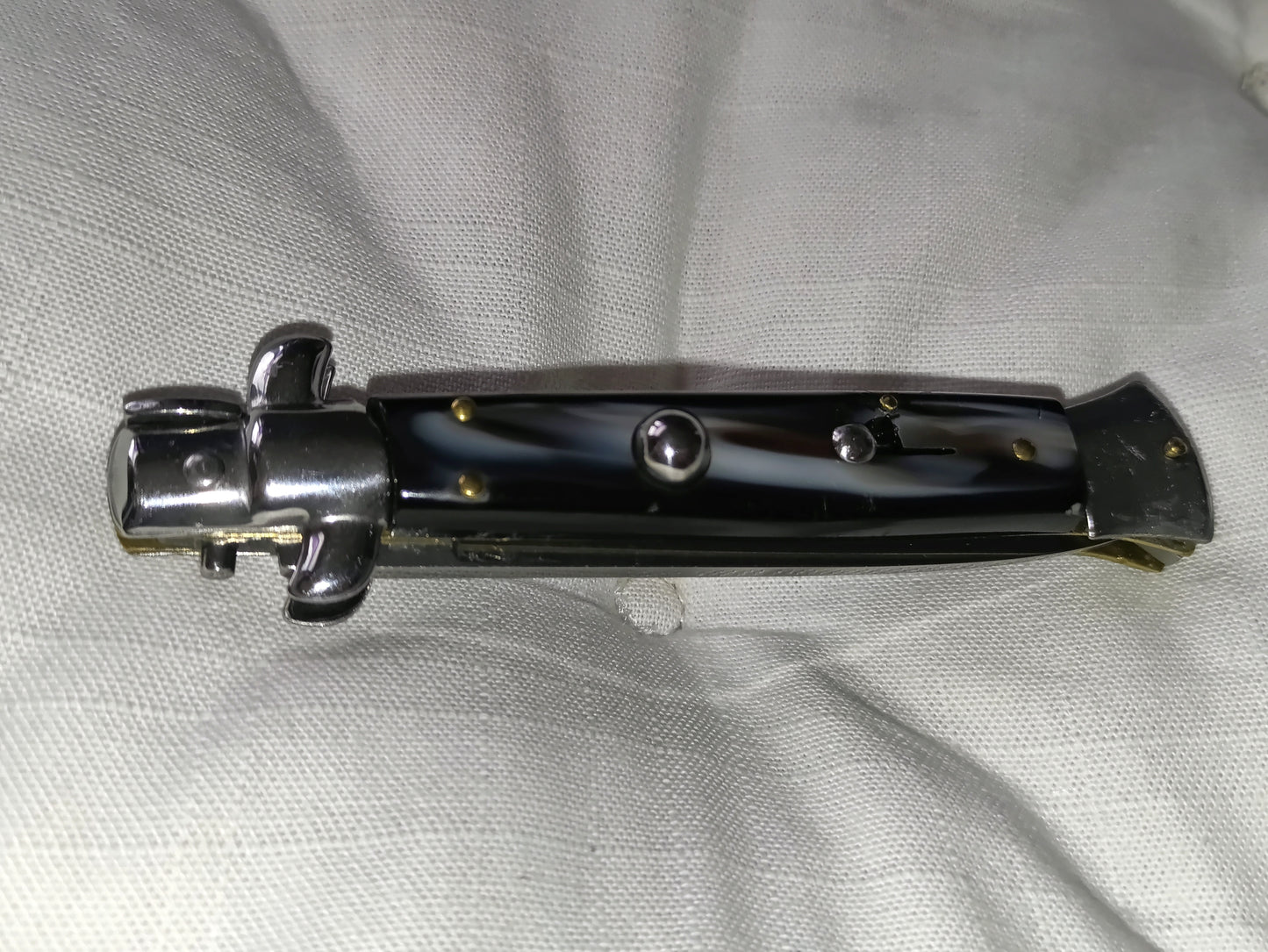 Stiletto automatico italiano - Black Grey version 23 cm (ricondizionato - prezzo ridotto)