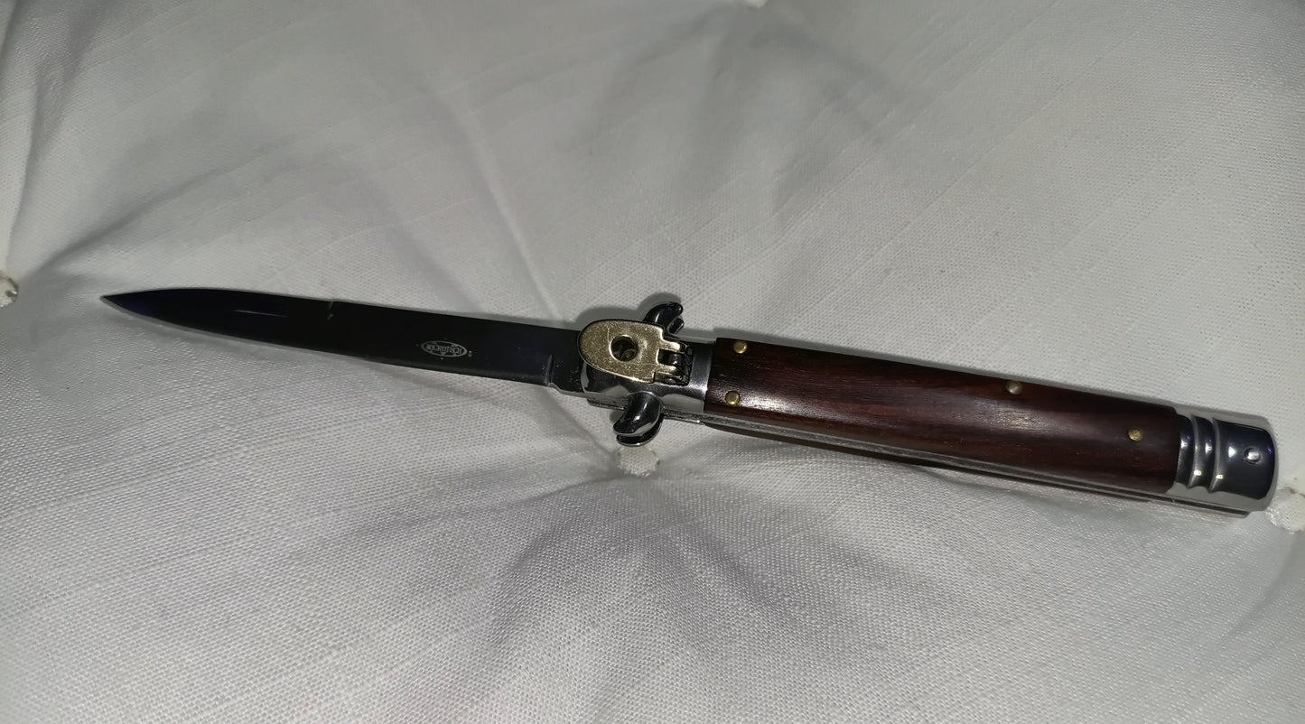 Stiletto automatico Leverlock Leverletto - Wood version 25 cm