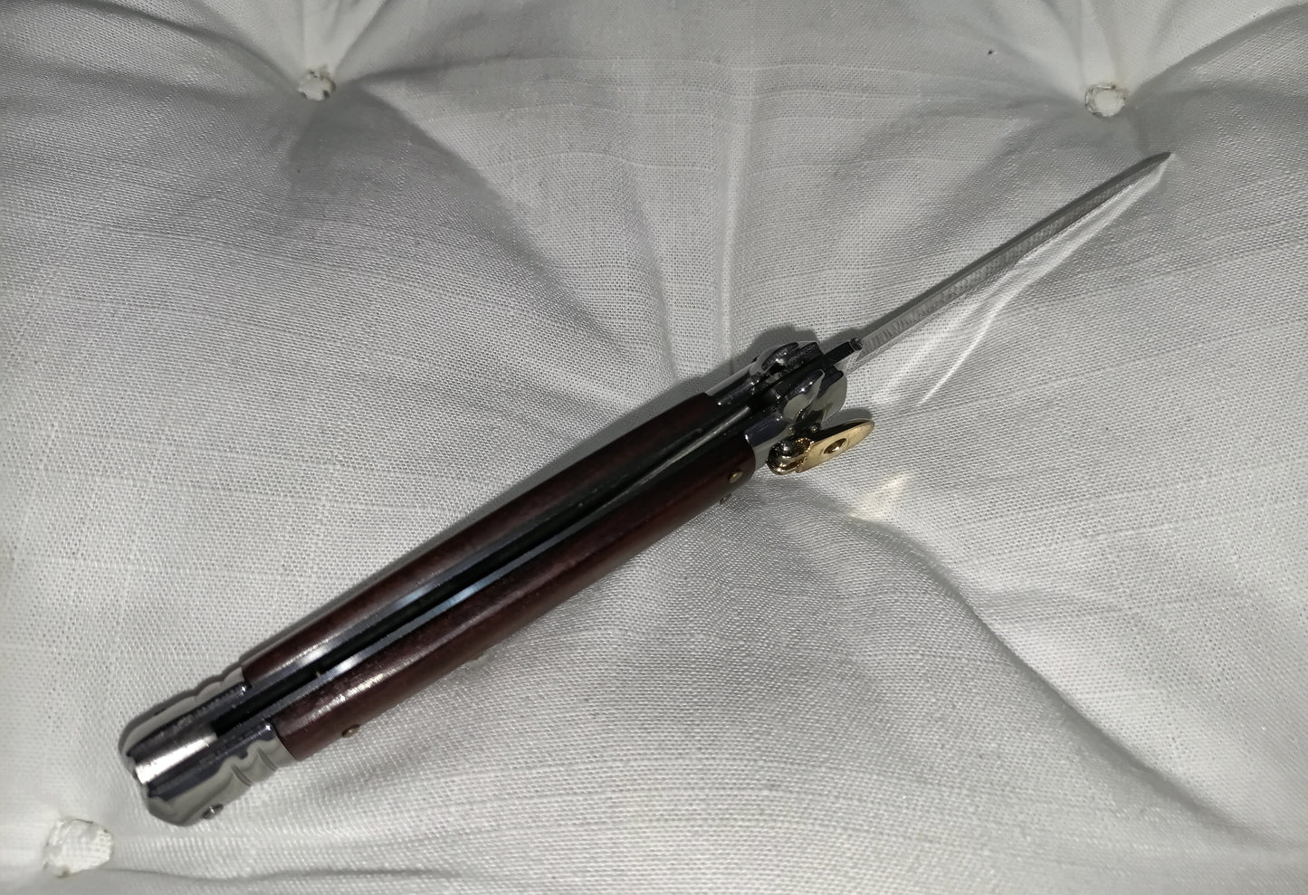 Stiletto automatico Leverlock Leverletto - Wood version 25 cm