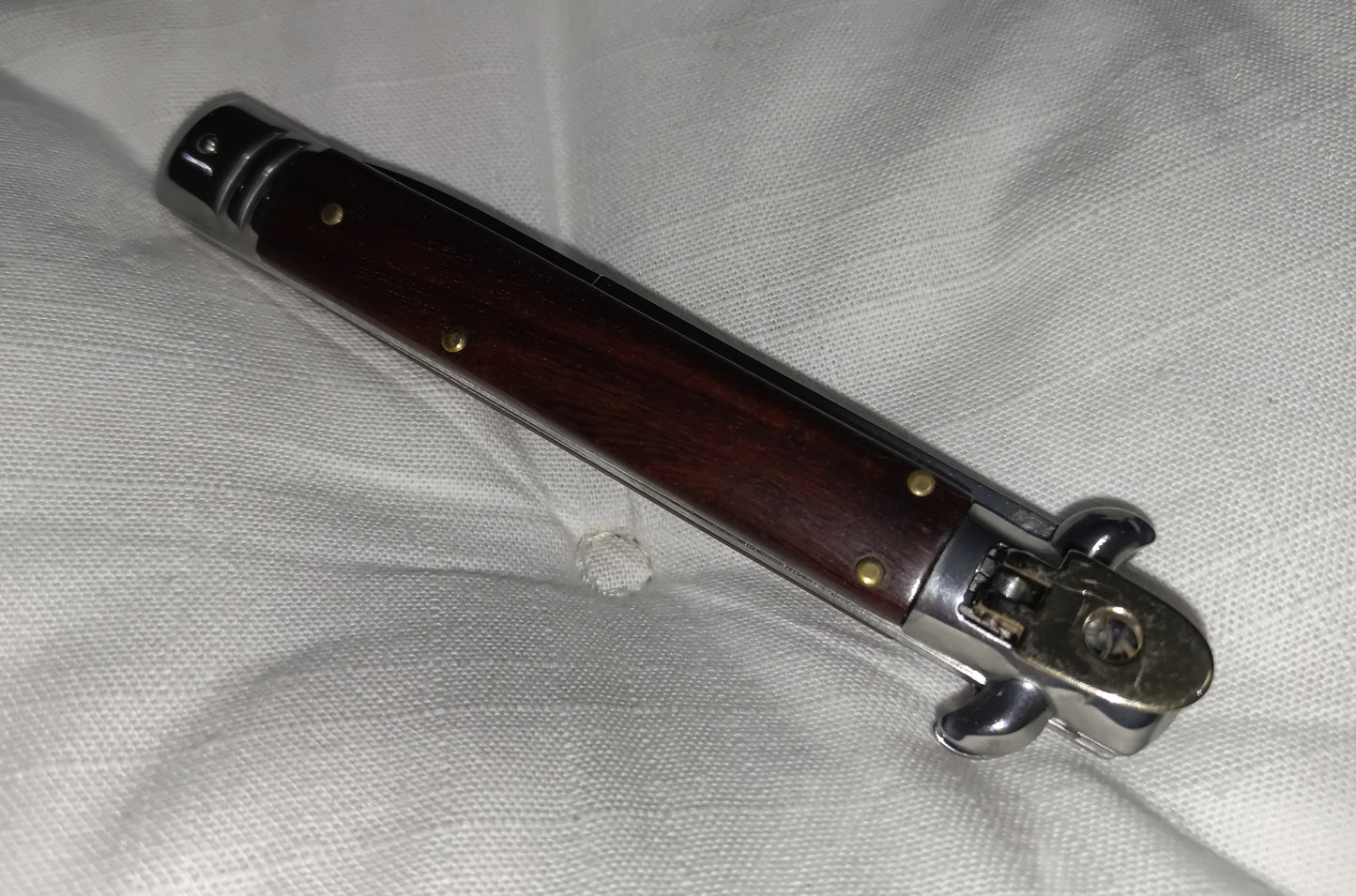 Stiletto automatico Leverlock Leverletto - Wood version 25 cm