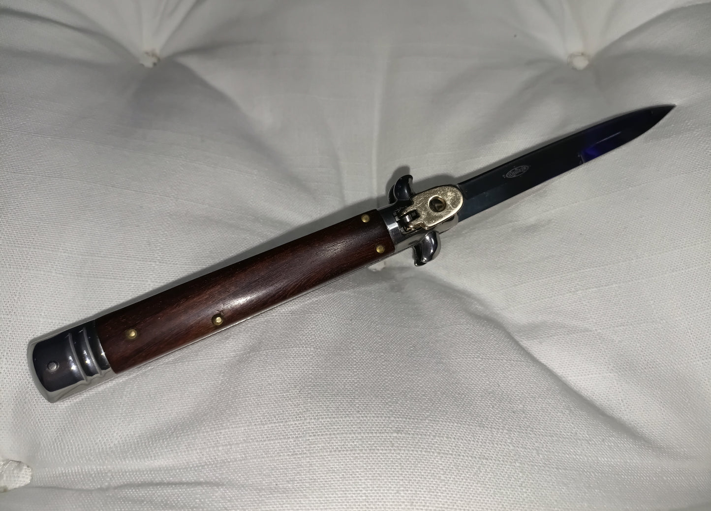 Stiletto automatico Leverlock Leverletto - Wood version 25 cm