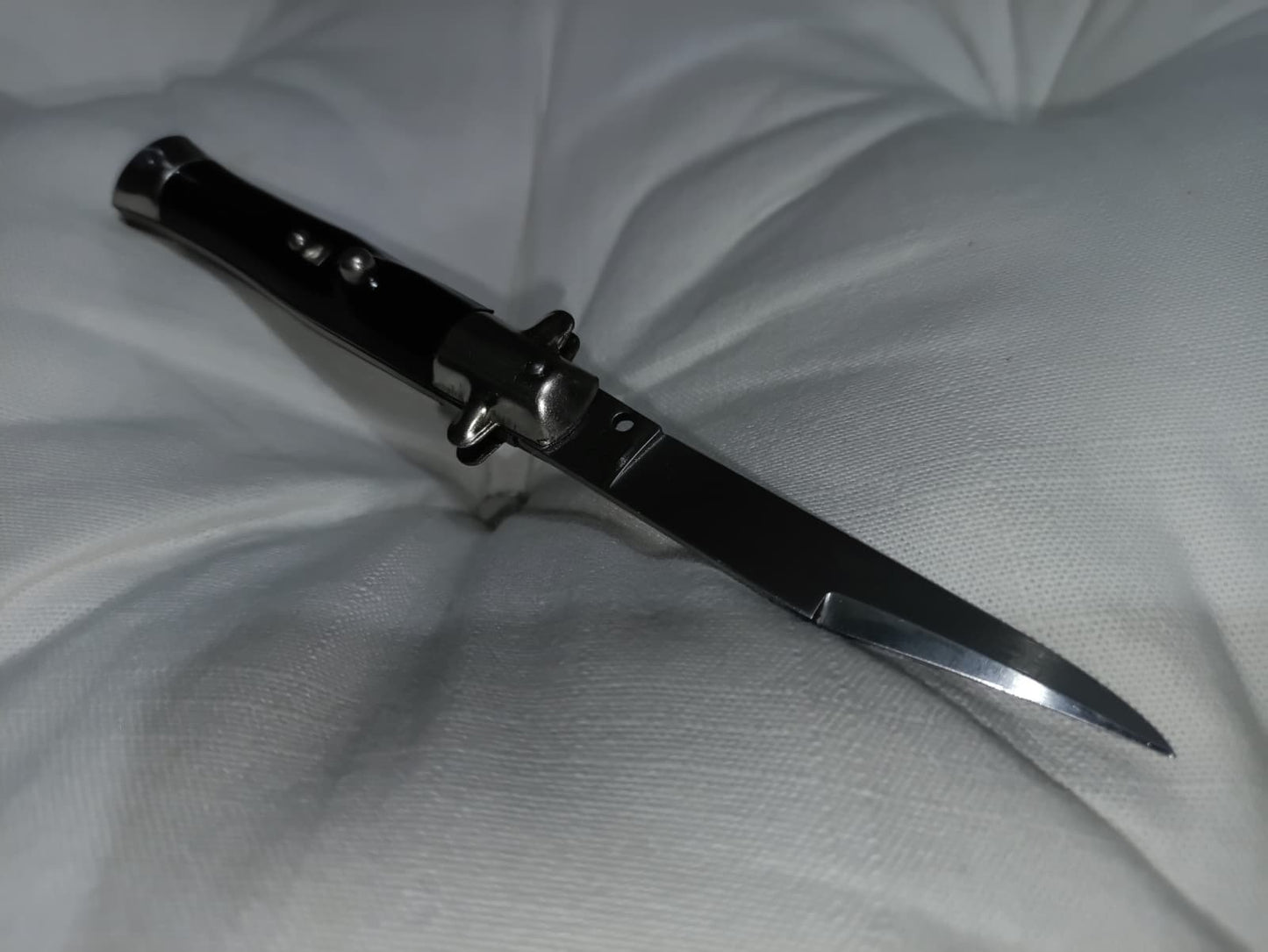 Stiletto automatico italiano anni '60 - Black handle version 18 cm