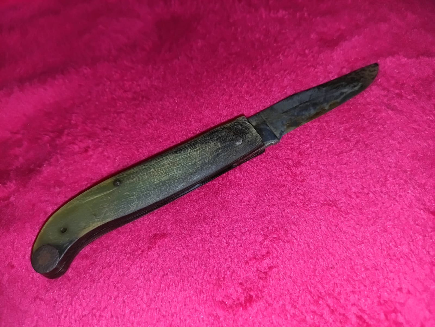 Coltello da caccia manico in osso anni '50 - Zuava di Scarperia S. B.