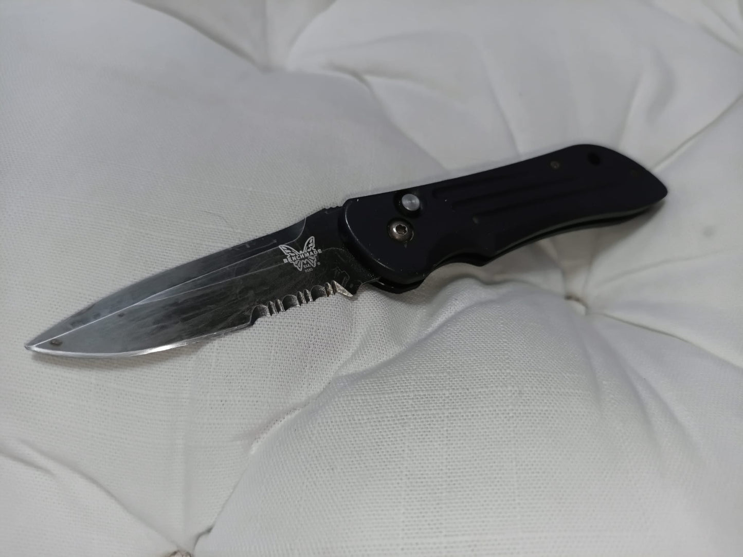 Benchmade Auto Stryker 154cm - coltello automatico - Serrated Tanto Knife 20 cm