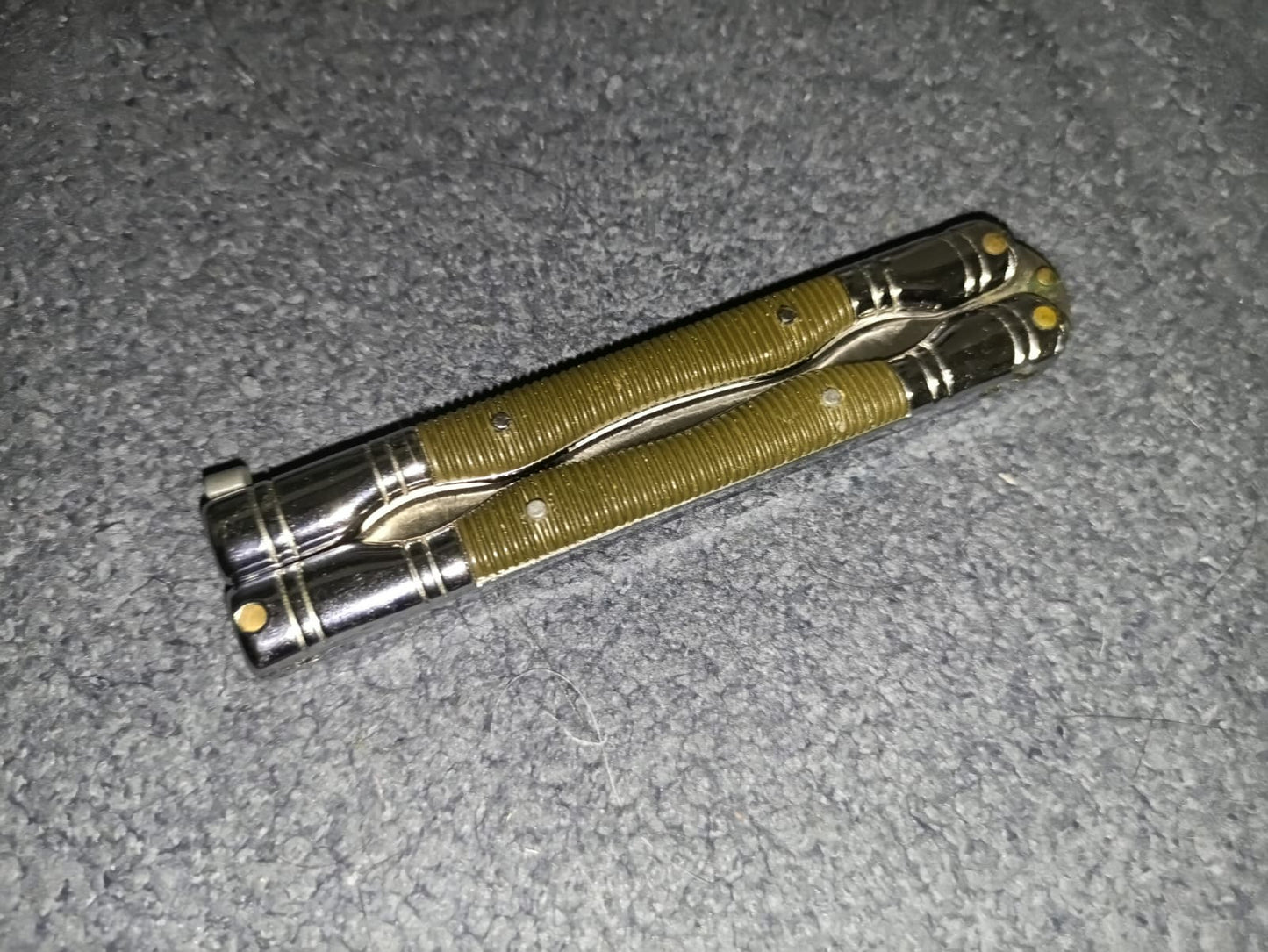 Coltello Andujar Spain Balisong Butterfly Farfalla vintage originale