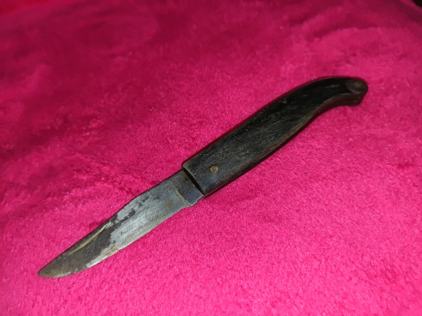 Coltello da caccia manico in osso anni '50 - Zuava di Scarperia S. B.
