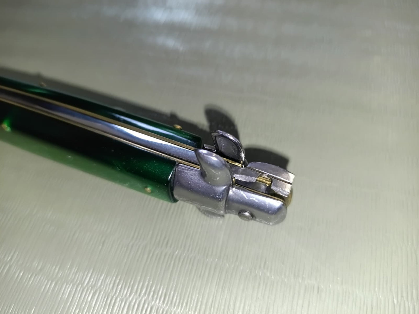 Stiletto automatico italiano - Green version 21 cm (prezzo ridotto)