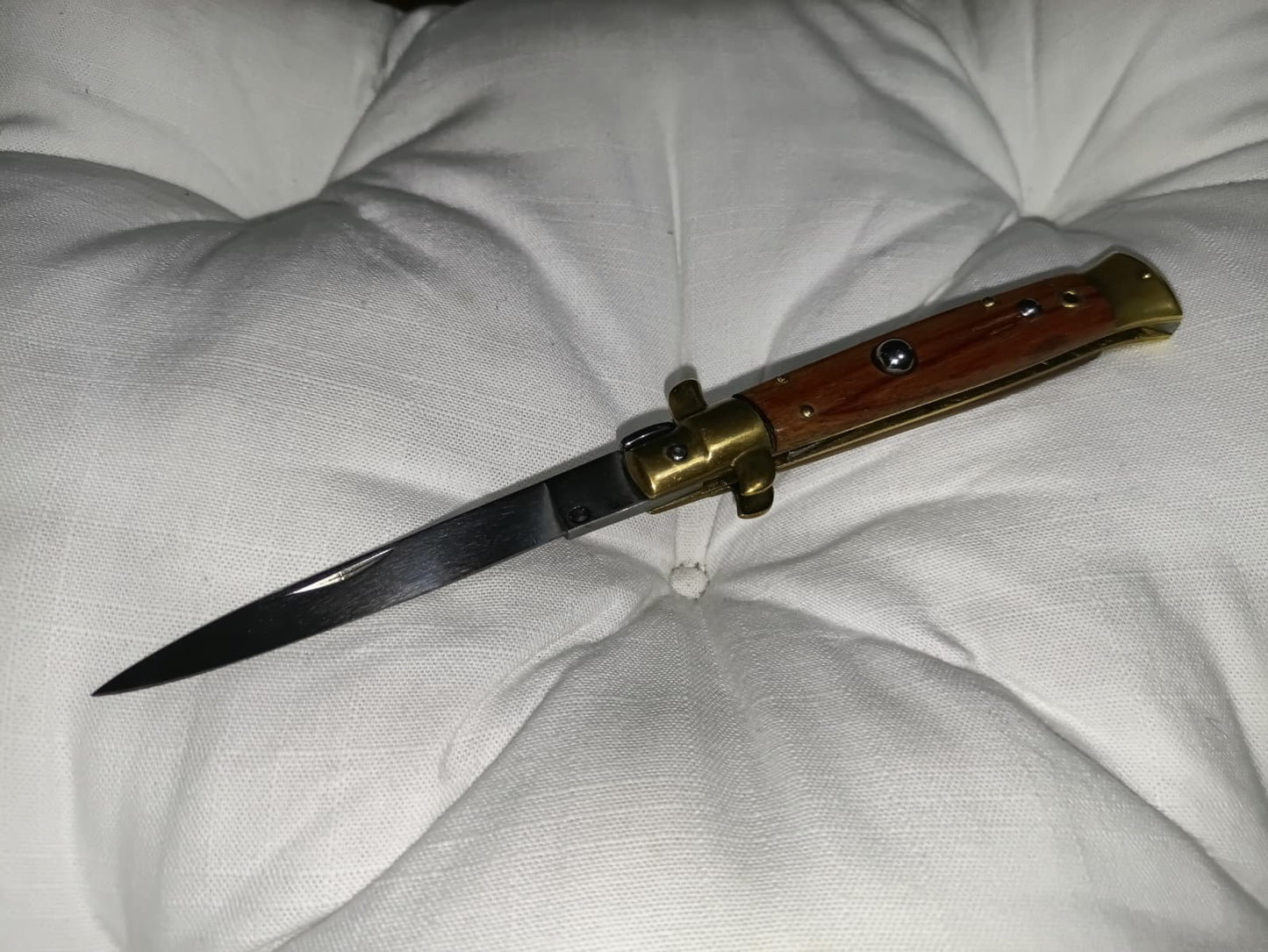 Stiletto automatico italiano - Vintage Wood version 23 cm
