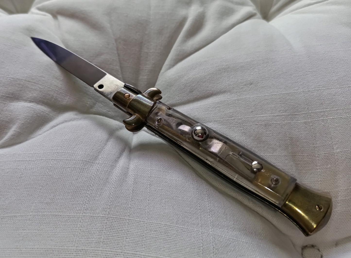 Stiletto automatico italiano - Plexiglas version 21 cm