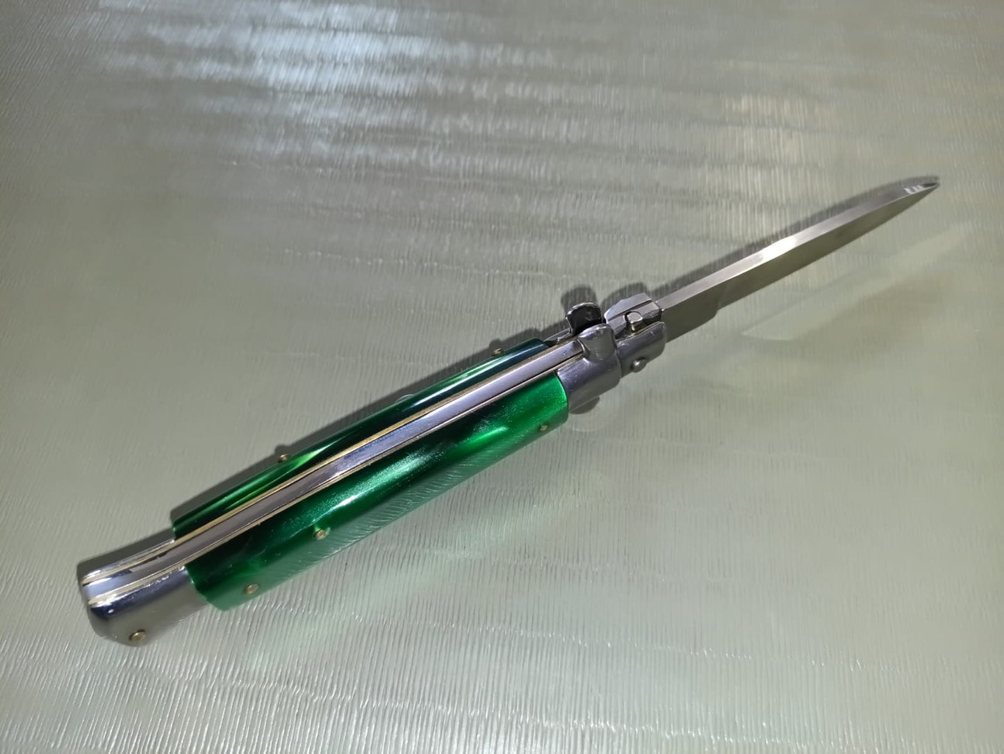 Stiletto automatico italiano - Green version 21 cm (prezzo ridotto)