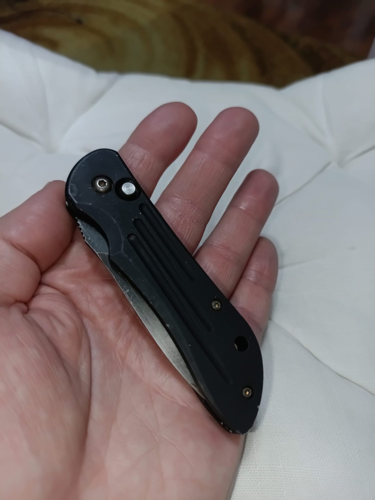 Benchmade Auto Stryker 154cm - coltello automatico - Serrated Tanto Knife 20 cm