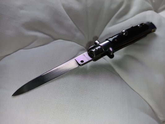 Stiletto automatico italiano - Black version 17,5 cm